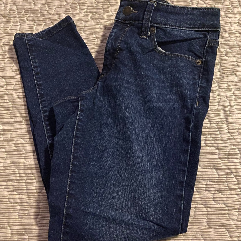 Dark Wash Ankle Length Jeans